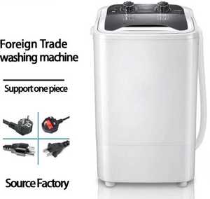 2025 7kg hộ gia đình đơn thùng máy giặt nhỏ nhà bán tự động Giày Máy giặt mini với máy sấy - Product Image 6
