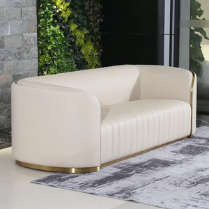 Juego de Sofás de Microfibra Ecológicos de Diseño Moderno y Lujo, Fábrica de Guangzhou, Shenzhen, Foshan - Product Image 3