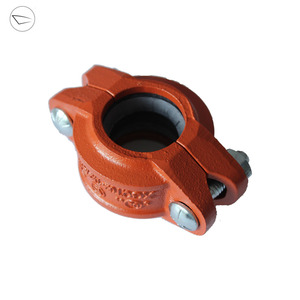 Nhà sản xuất dễ uốn sắt ống doanh phụ kiện cứng nhắc linh hoạt khớp nối FM rãnh Phụ Kiện Khớp nối sơn xử lý bề mặt - Product Image 4