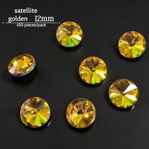 Accessoires de vêtements en cristal diamanté + Strass en verre K9 à fond pointu coloré pour bijoux et décoration d'ongles - Product Image 5