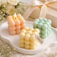 Vela Aromática de Cera de Soya Hecha a Mano, con Caja de Regalo Blanca, para Bodas, Navidad, Año Nuevo, Decoración del Hogar, Venta al Por Mayor