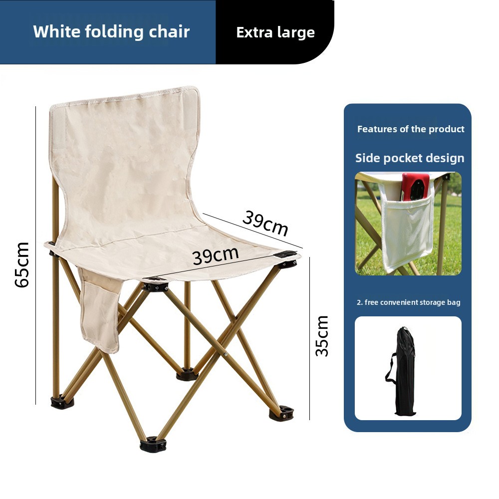 61% de descuento en silla apilable blanca