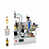 Machine d'étiquetage de bouteilles en verre et en plastique, machine d'étiquetage de bouteilles rondes et carrées