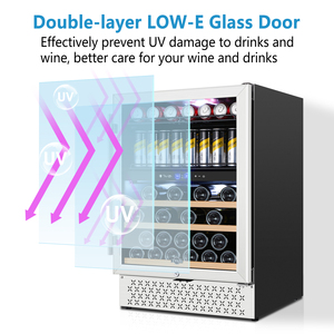 Bán buôn tùy chỉnh đồ uống mát tủ lạnh 150L Single-Zone bia tủ lạnh bọt cửa rượu vang và nước giải khát làm mát - Product Image 6