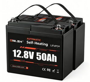 Batteries au lithium-ion rechargeables solaires personnalisées Enlzh 12,8 volts 50Ah LFP Lifep04 - Product Image 1