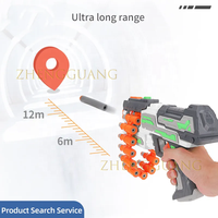 Zhengguang 2024 Nouveauté Jouet électronique en plastique + EVA Pistolet à balles molles