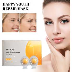 EELHOE, nouveauté, soin du visage raffermissant, <span class=keywords><strong>lifting</strong></span>, éclaircissant et hydratant, <span class=keywords><strong>masque</strong></span> réparateur portable pour <span class=keywords><strong>jeunesse</strong></span> heureuse aux œufs - Product Image 6