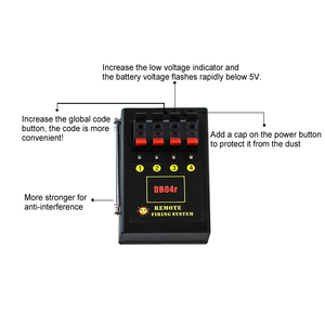 Ce thông qua âm thanh chuyên nghiệp video & ánh sáng hạnh phúc 12 tín hiệu điều khiển từ xa pháo hoa bắn hệ thống đường dài - Product Image 3