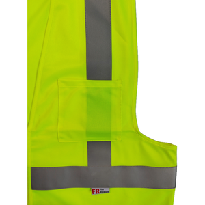 Chaleco DE SEGURIDAD reflectante Ropa resistente al fuego Clase 3 Ropa DE TRABAJO reflectante de alta visibilidad Gilet De Securite para hombres Fluorescente OEM - Product Image 3