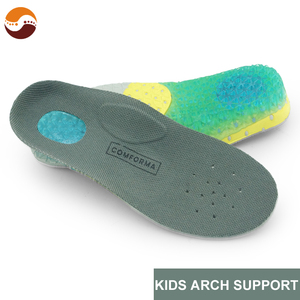 แผ่น<span class=keywords><strong>รอง</strong></span>ส้นเท้าแบบเต็มความยาว GEL ซับแรงกระแทก ยืดหยุ่นสูง สองสี EVA ลดแรงกดทับ เพิ่มความสบายในการเล่นกีฬา สำหรับ<span class=keywords><strong>เด็ก</strong></span> - Product Image 2