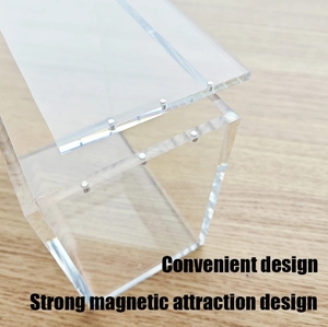 Hiện Đại Trong Suốt <span class=keywords><strong>Acrylic</strong></span> Hiển Thị Hộp Thân Thiện Với Môi PMMA Booster Với Từ Bìa Túi Quái Vật etb <span class=keywords><strong>Acrylic</strong></span> Hộp - Product Image 2