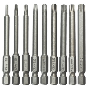 Screwdriver Bit Set 50 Piece 1/4 In Steel Bits For Home Maintenance <b>Tool</b> Case - Product Image 5