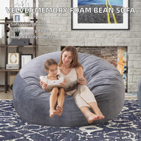 Canapé géant en forme de pouf compressé, fauteuil paresseux pour adulte, chaise longue d'extérieur, pouf, divano pour salon familial – Approvisionnement direct usine