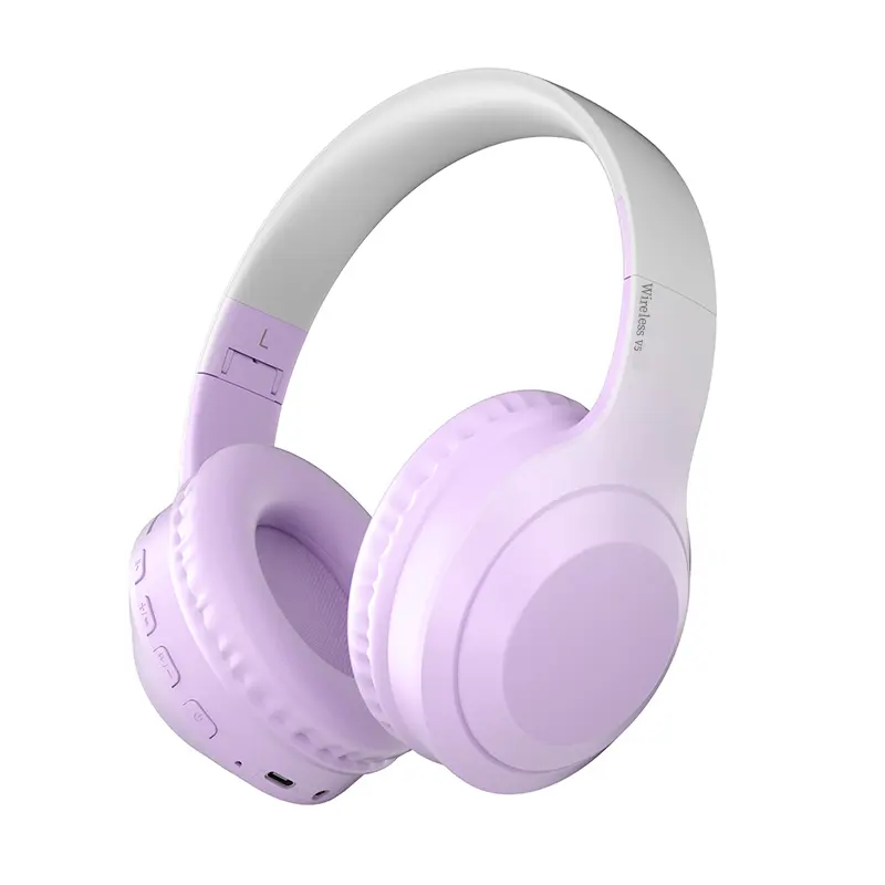 Nova Chegada V5 PRO Gradiente Cor Bluetooth Headphone Sem Fio Música Headset Com Mic Gamer Headphone