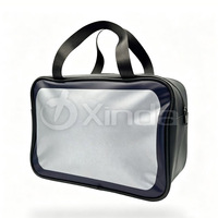 Sac de rangement portable transparent en PVC pour le detailing automobile, petit sac de soin automobile transparent