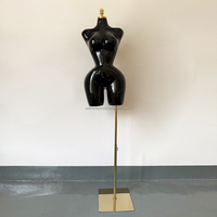 Mannequin de femme brésilienne en plastique BBL, robe de mariée, demi-corps, sexy, grande taille, gros buste, mannequin sans tête