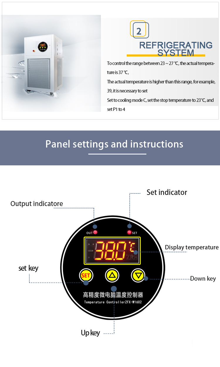 Zfx-W1602 digital temperature controller thermostat heating and cooling temperature control thermostat switch AC220V 1 buyer(图3)