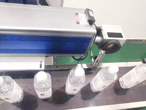 เครื่องเลเซอร์มาร์กกิ้ง Co2 ขนาดใหญ่ ยี่ห้อ Boao แบบกำหนดเองได้ พร้อมระบบ Galvo RF Optical กำลัง 30W 50W สำหรับขวดน้ำ เครื่องเลเซอร์มาร์กกิ้ง Co2 แบบ Flying - Product Image 2