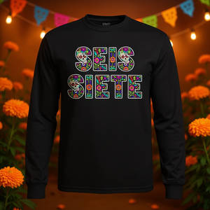 Six Seven 67 Day Of The Dead T-shirt à manches longues - Product Image 3