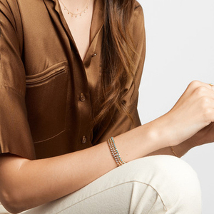 Gemnel Wholesale 925 Silver <strong>Cubic</strong> <strong>Zirconia</strong> Diamond <strong>Tennis</strong> <strong>Bracelet</strong> Women - Product Image 6