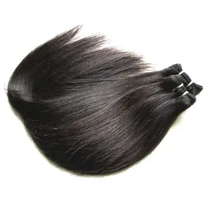 Malezya 100% insan saç ürünleri 10 adet saç demetleri ipeksi düz 8-30 inç derin kıvırcık vücut dalga Remy örgüleri
