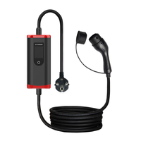 Station de charge de voiture électrique AUXUS Chargeur EV 3 phases 32a Chargeur EV portable rapide 22kw Type2 Station de charge portable