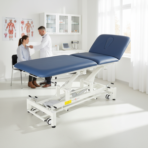 Meja Pemeriksaan Pasien Alat Rehabilitasi Meja Medis Meja Pijat Elektrik Meja yang Dapat Disesuaikan Tingginya untuk Fisioterapi - Product Image 1