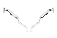 Support écran d'ordinateur d'origine 13-32 pouces, entièrement réglable, pour moniteur Vesa blanc, bras pour ordinateur portable
