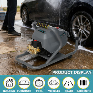 آلة غسيل سيارات محمولة أوتوماتيكية بالكامل بقوة 1450 رطل لكل بوصة مربعة، آلة تنظيف كهربائية تجارية عالية الضغط - Product Image 6