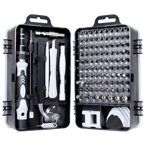 110 In 1 <b>Screwdriver</b> <b>Set</b> Chrome Vanadium Steel Mobile Phone Repair Tools With Magnetic Bits And <b>Precision</b> Tips For Electronics - Product Image 1