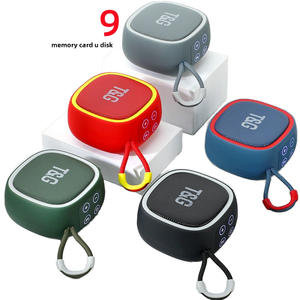 Tg659 New mini xách tay cho Bluetooth Loa RGB LED chiếu sáng không dây <span class=keywords><strong>5</strong></span> Wát Đầu ra pin ngoài trời nặng Bass khe cắm thẻ quà tặng - Product Image 1