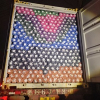 Drap de lit en tissu polyester imprimé par dispersion 333 et 777, emballé en pièces