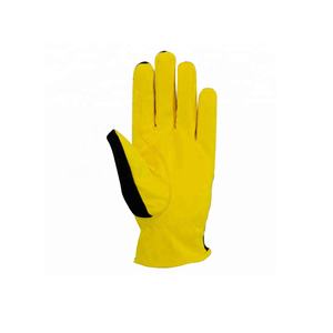 Nouveaux gants d'équitation d'hiver chauds Gants en cuir blanc et noir bon marché avec logo personnalisé pour l'équitation - Product Image 3