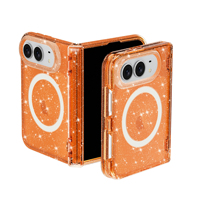 Étui de protection antichoc brillant pour iPhone Duo, coque de téléphone magnétique en PC rigide brillant compatible avec iPhone Duo