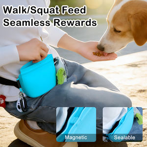 Bolsa Personalizada para Premios <span class=keywords><strong>de</strong></span> Perros, Suministros para Mascotas, Bolsa Portátil para Snacks <span class=keywords><strong>de</strong></span> Mascotas para Paseos al Aire Libre, Bolsas <span class=keywords><strong>de</strong></span> Silicona para Alimentar y Pasear Perros - Product Image 2