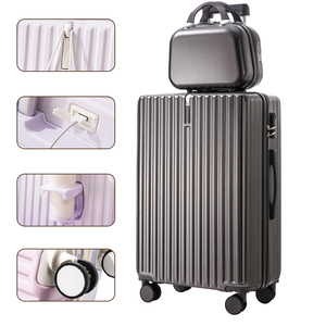 Nhà Thiết Kế Thương Hiệu Hàn Quốc Phong Cách Nhôm Xe Đẩy Va Li Kinh Doanh Hành Lý Du Lịch Túi Tùy Chỉnh Du Lịch Vali Mang Theo Trên Hành Lý Bộ - Product Image 5