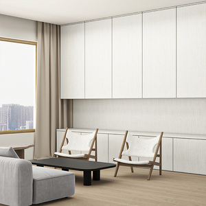 Película decorativa de PVC moderna, los últimos muebles de vinilo de grano de madera para cocina y sala de estar, Fondo de Gabinete a prueba de explosiones - Product Image 5