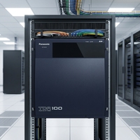 Système IP PBX hybride modulaire Panasonic KX-TDA100 compatible avec toutes les cartes d'extension TDA