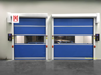 Portes à grande vitesse électriques, vente directe d'usine, portes d'entrepôt, portes à enroulement en PVC