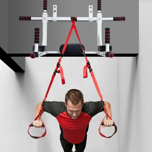 Trong nhà tập thể dục nhà phòng tập thể dục kéo lên thể hình có thể điều chỉnh miễn phí đứng treo tường kéo lên thanh - Product Image 5