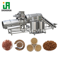 Machine d'extrusion de ligne de production d'aliments pour poissons aquatiques flottants, extrudeuse à double vis pour la fabrication d'aliments pour poissons
