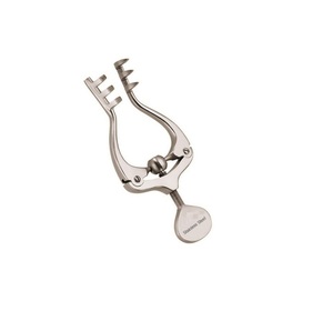 Retractores Jansen autoajustables de acero manual de 10 cm con 3x3 puntas y tornillo de ajuste para uso doméstico, venta al por mayor, Mahersi - Product Image 1