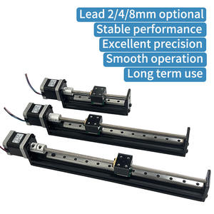 50/100/150/200/250/300//שבץ t סוג שולחן החלקה ליניארי שלב תחבורה מדריך פלטפורמה מנוע צעד - Product Image 3