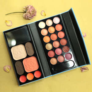 แป้งฝุ่นแต่งหน้าแบบกำหนดเอง แป้งอัดแข็งแต่งตาแบบแยกชิ้น ขายส่งพาเลทอายแชโดว์ รับผลิตพาเลทอายแชโดว์แบรนด์ส่วนตัว - Product Image 5