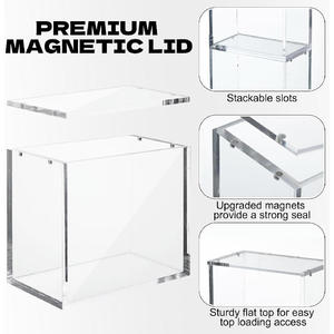 Geling Venta al por mayor Estuche protector transparente de acrílico Etb con protección UV, económico, para Elite Trainer Box - Product Image 4