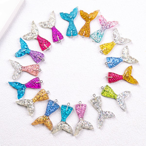 Colgantes de Resina con Forma de Cola de Sirena para Hacer Joyería DIY: Pendientes, Collares, Pulseras, Llaveros Hechos a Mano - Product Image 3