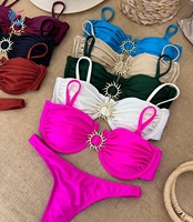 Maillot de bain deux pièces à armatures pour femme, motif étoile de mer, conception personnalisée, faible MOQ, échantillonnage rapide