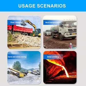 Bomba de Grava Directa de Fábrica, Bomba de Minería de Arena Resistente a la Corrosión de 6 Pulgadas para Minería, Canteras y Obras de Construcción - Product Image 2