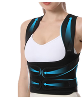 Correcteur de posture pour le dos pour femmes et hommes avec système d'alignement vertical de la colonne vertébrale, soulagement des douleurs lombaires, redresseur de dos