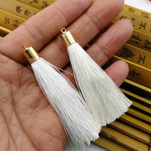 Dijes de Lujo para Hacer Joyas, Accesorios de Diseño para Llaveros, Borla de Algodón para Llavero, <span class=keywords><strong>Bolsos</strong></span> de <span class=keywords><strong>Mujer</strong></span>, Pendientes, Decoración Estilo Boho - Product Image 6